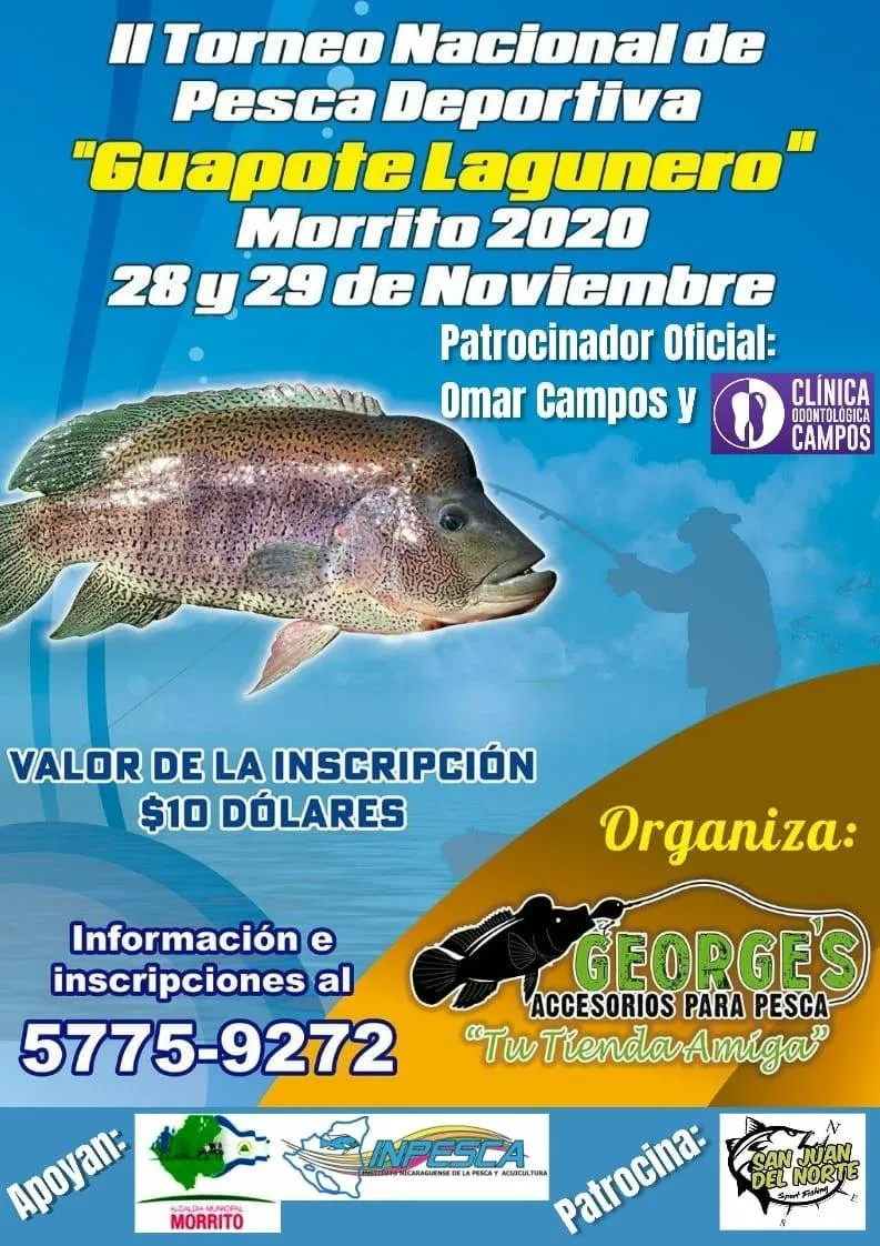 Afiche de torneo de pesca 11